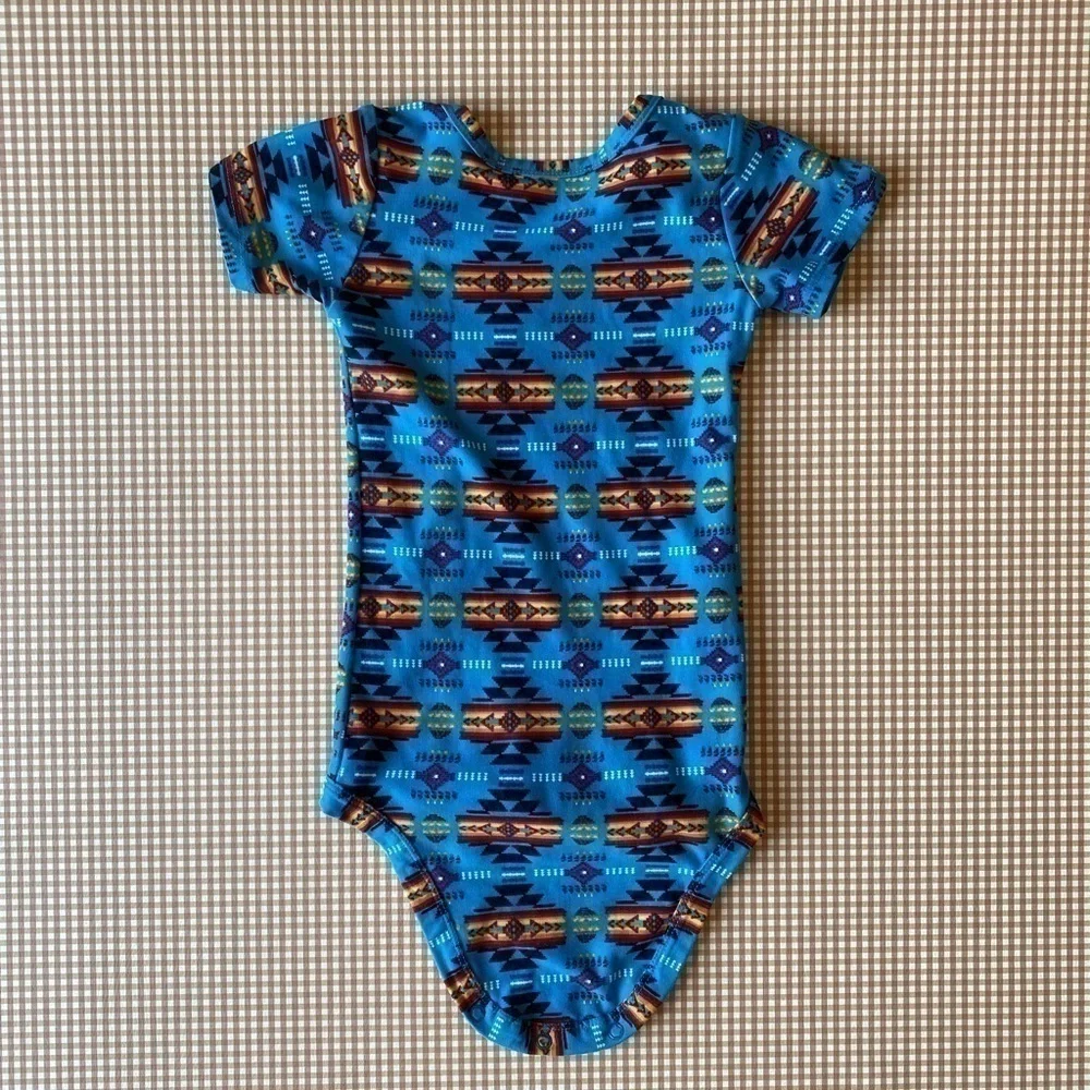 Tribal print‎ stretchy onesie. Size 18 Months
